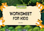 design creative worksheets and learning materials for kids
